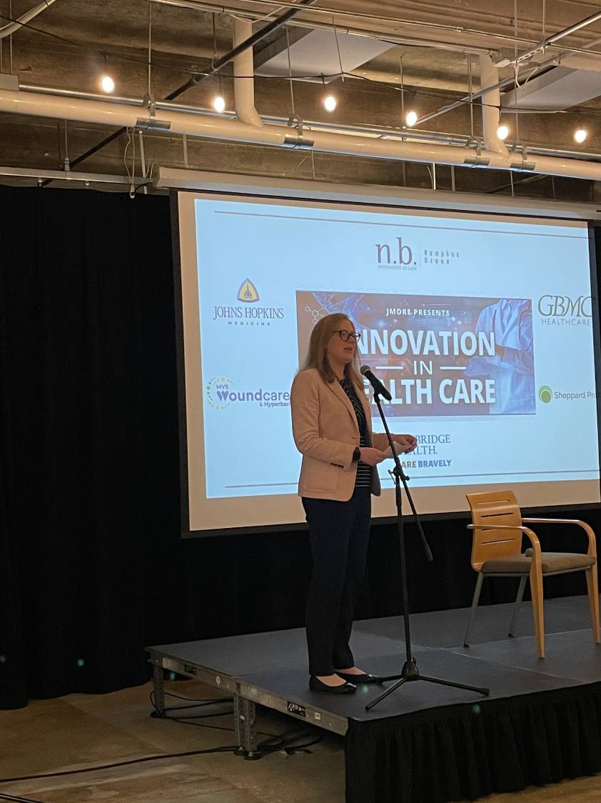 Lauren Ziegler at Jmore Innovation in Health Care