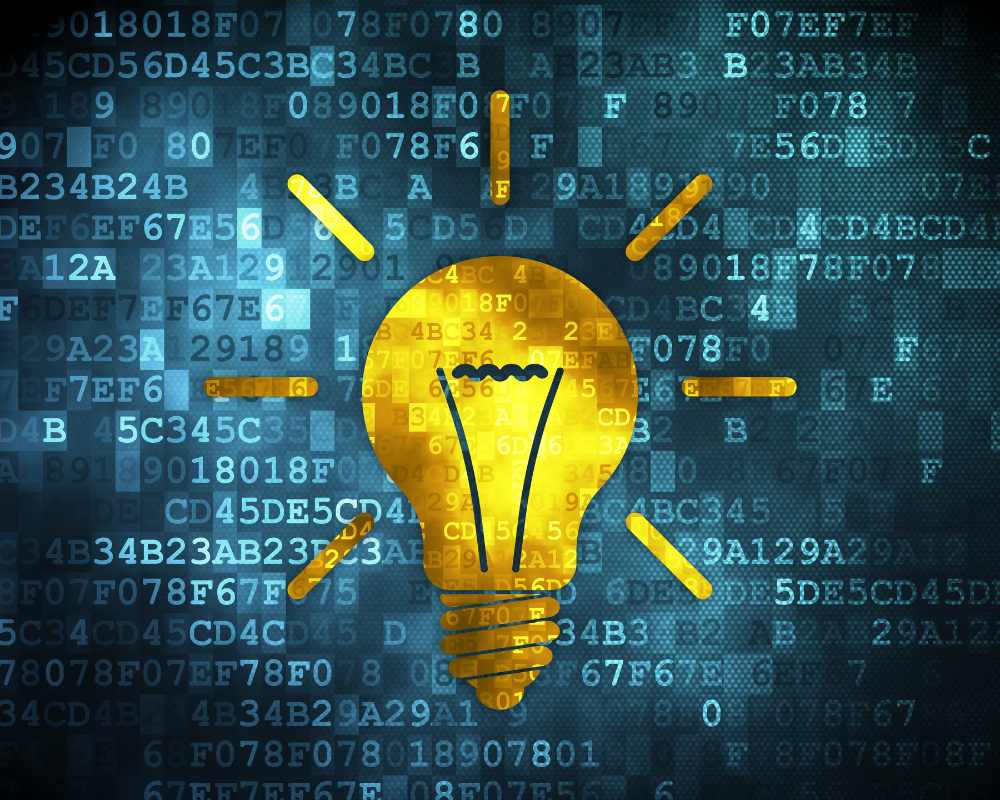 Light bulb in computer code